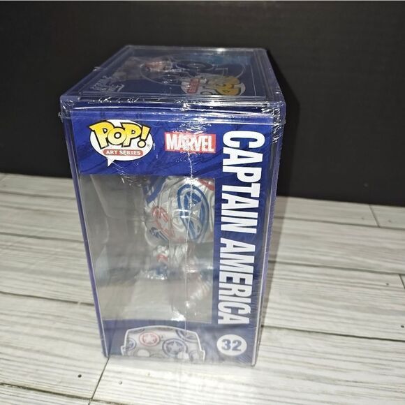 Funko Pop! Art Series: Marvel Avengers - Captain America #32 - Target Exclusive - Picture 6 of 11